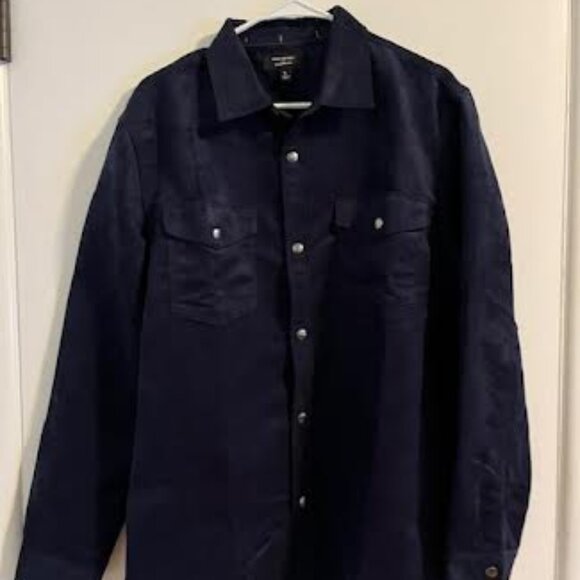 Vegan Suede Shirt Jacket - Picture 4 of 4